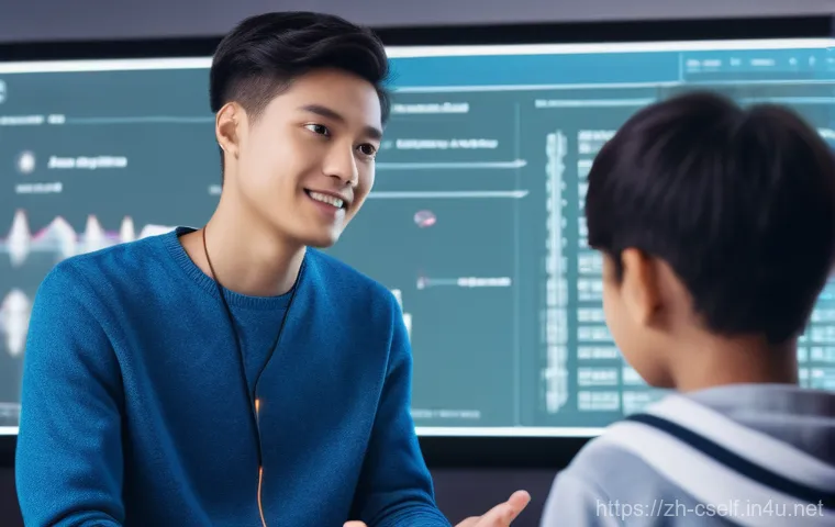 자기주도학습코치와 코칭 성과 사례 연구 - **Prompt 2: Personalized Path to Breakthrough**
    "A dynamic, eye-level wide shot of a determined ...