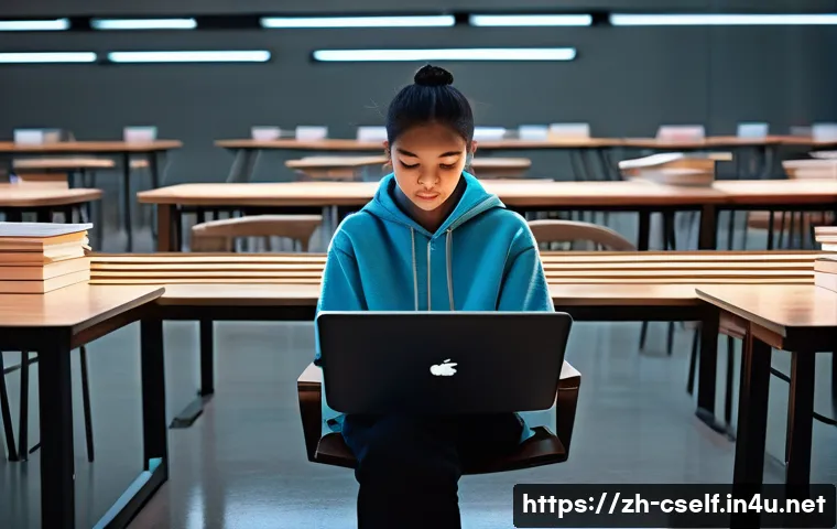 자기주도학습코치와 코칭 대화 스크립트 - **Prompt:** A young adult student, fully clothed in comfortable, modern casual wear, sits at a desk ...